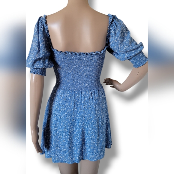 Reformation Elle Mini Dress In Suzette 2 - Picture 8 of 9